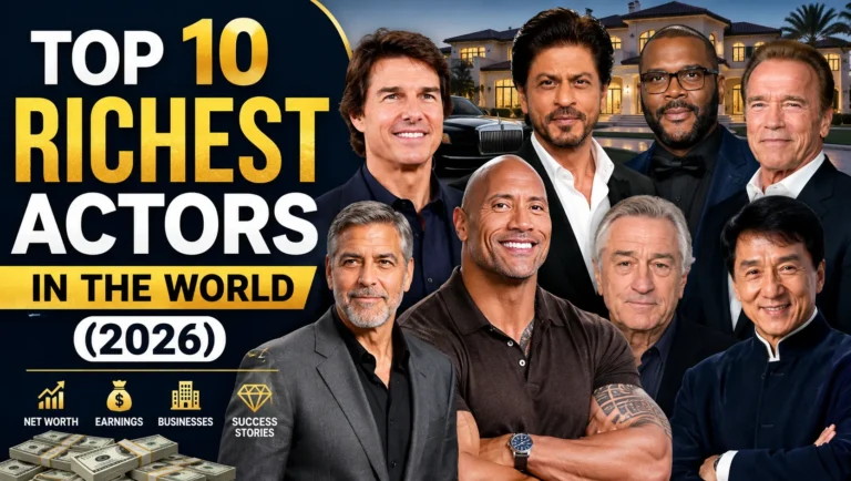 Top 10 Richest Actors in the World 2026