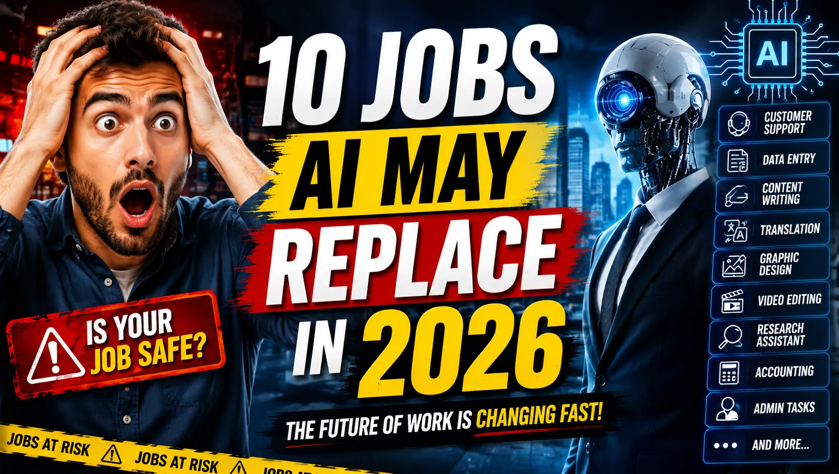 AI Jobs Replacing Humans in 2026