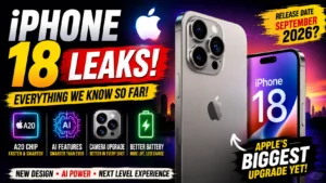 iPhone 18 Leaks 2026