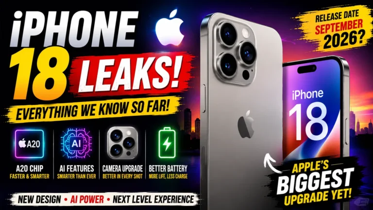 iPhone 18 Leaks 2026