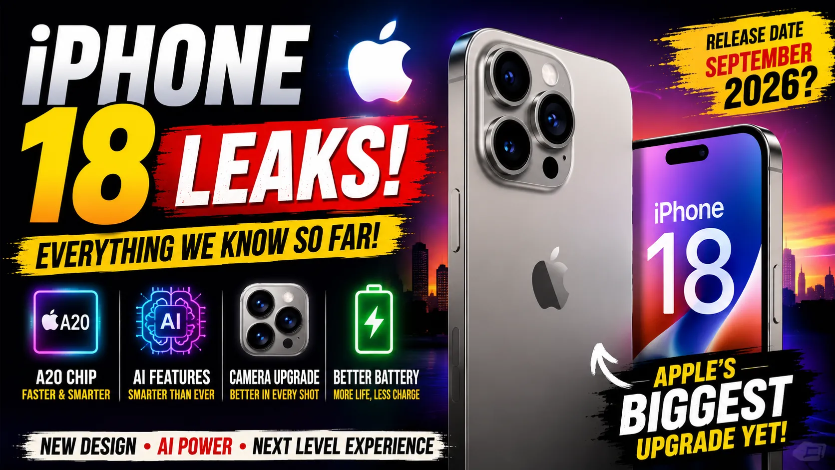 iPhone 18 Leaks 2026