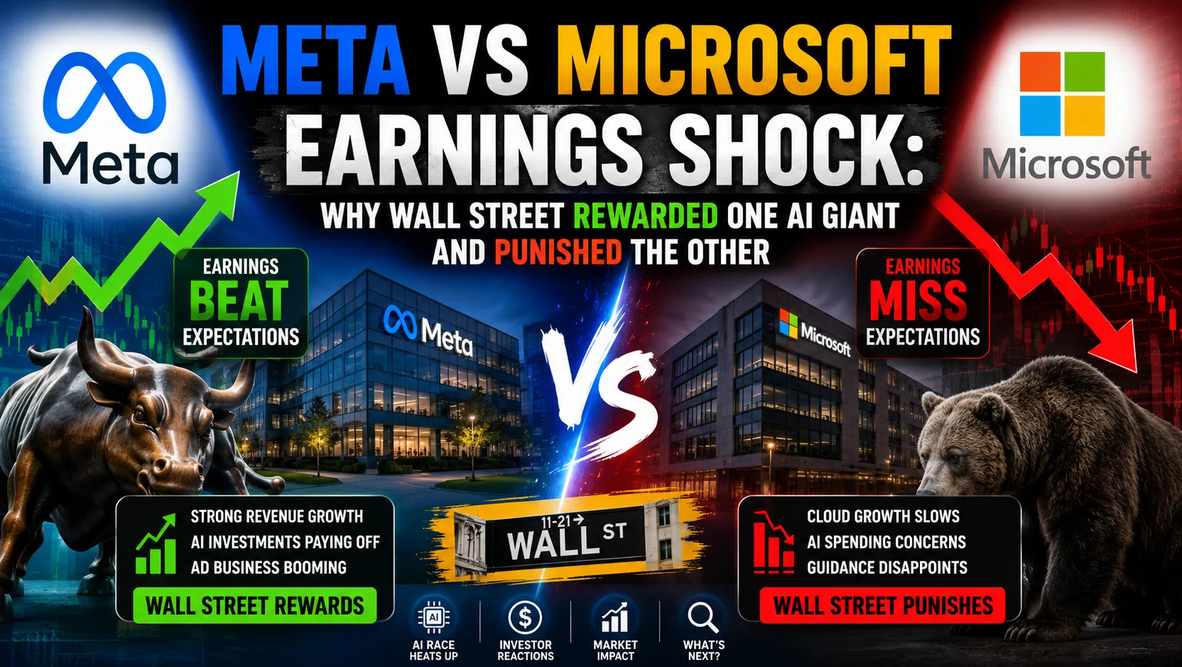 Meta vs Microsoft Earnings Shock