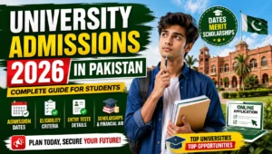 University Admissions 2026 in Pakistan