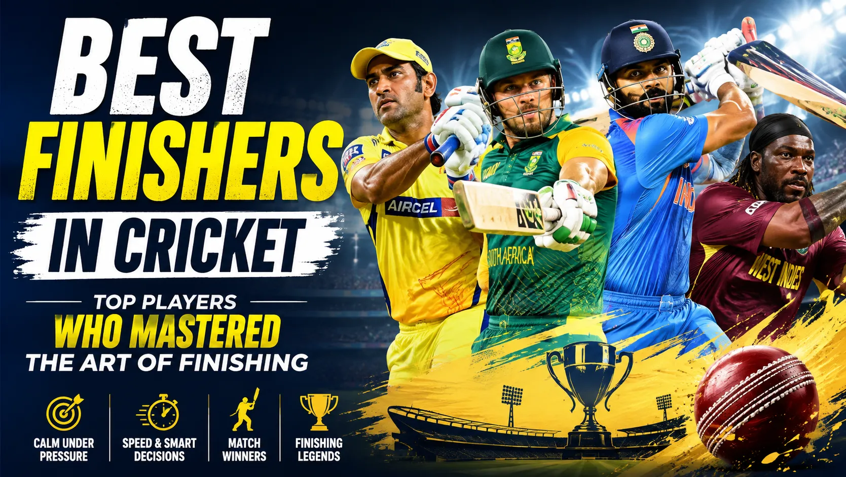 Best Finishers in Cricket