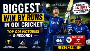 Biggest Win by Runs in ODI Cricket