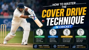 Cover Drive Technique in Cricket