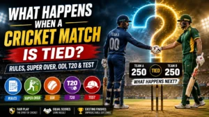 What Happens When a Cricket Match Is Tied