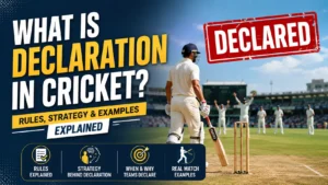 Declaration in Cricket