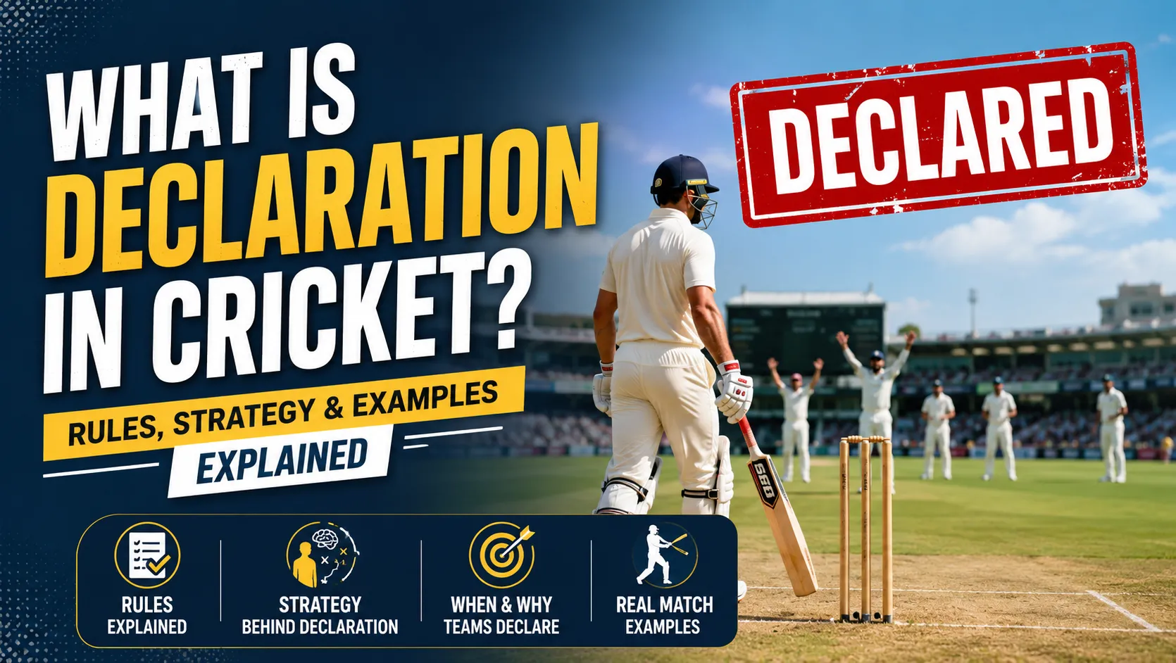 Declaration in Cricket