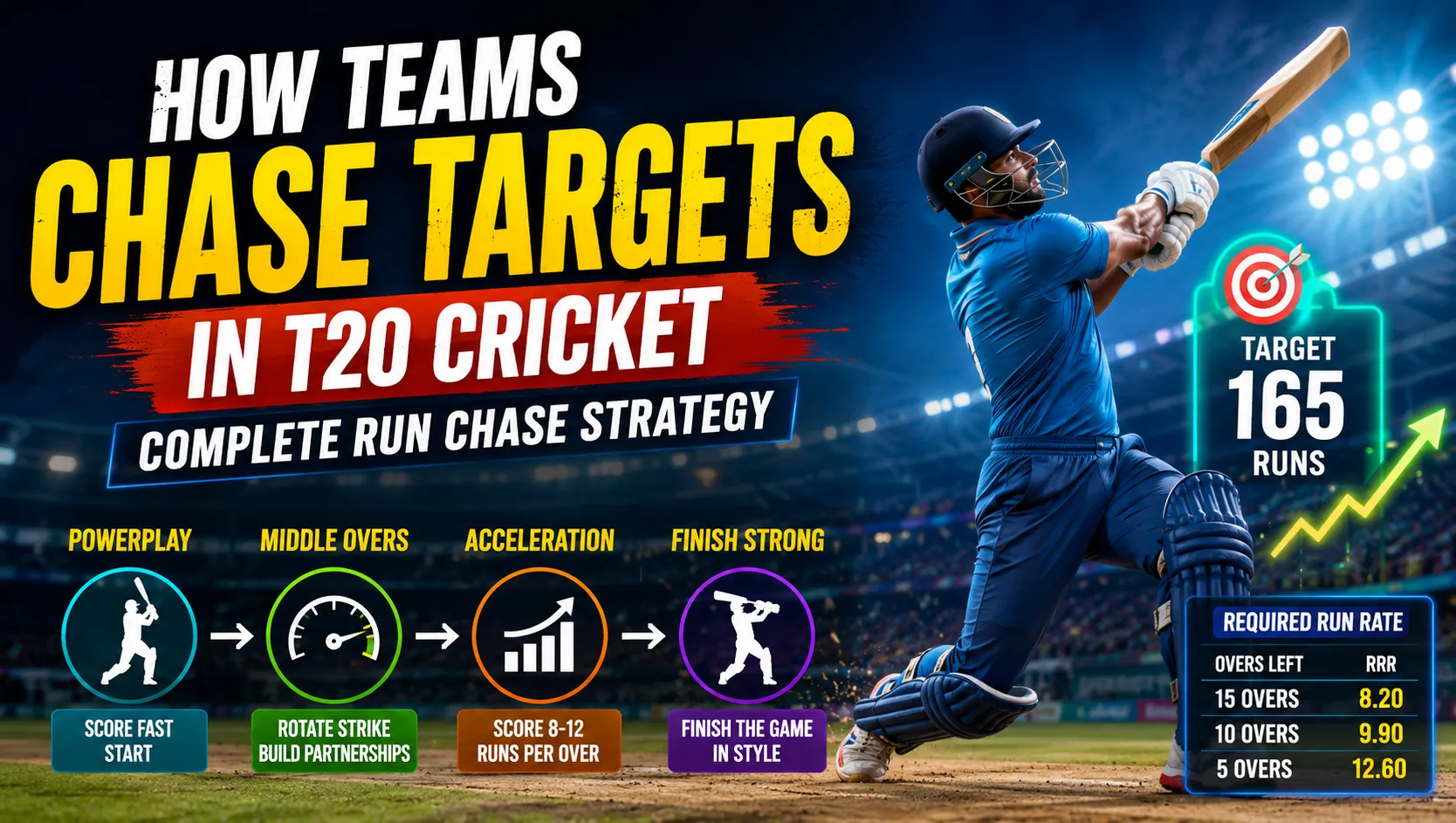 How Teams Chase Targets in T20 Cricket