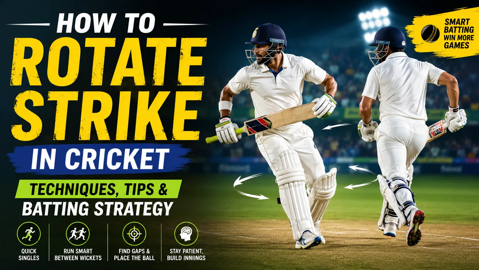 How to Rotate Strike in Cricket