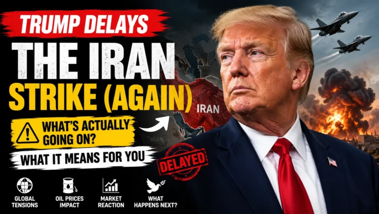 Trump Delays the Iran Strike (Again)