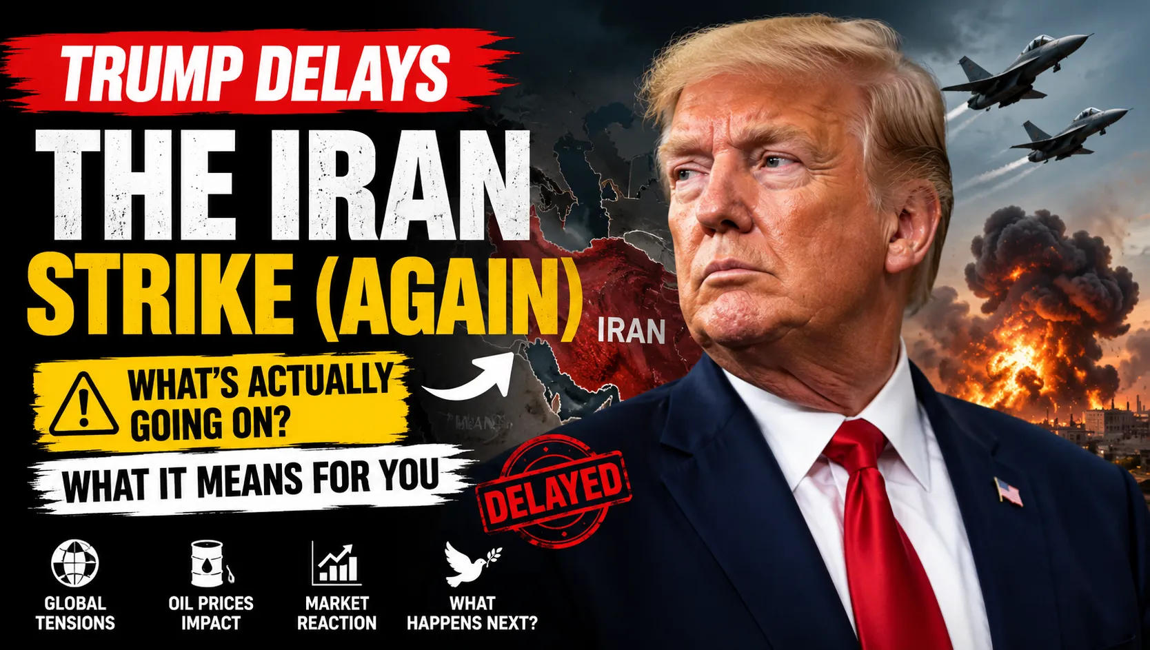 Trump Delays the Iran Strike (Again)