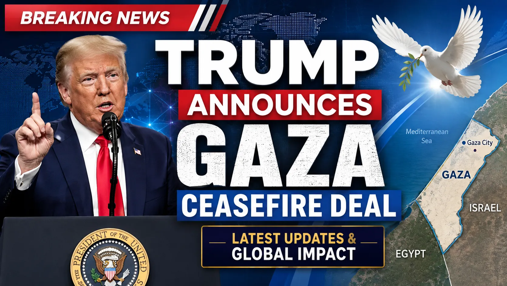 Trump Announces Gaza Ceasefire Deal