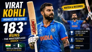 Virat Kohli Highest ODI Score