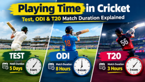 Playing Time in Cricket