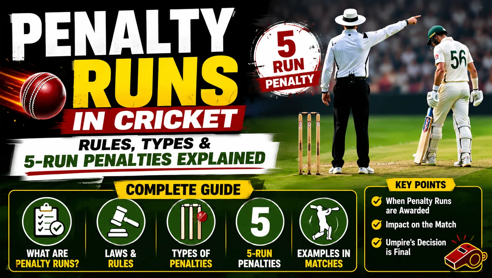 Penalty Runs in Cricket